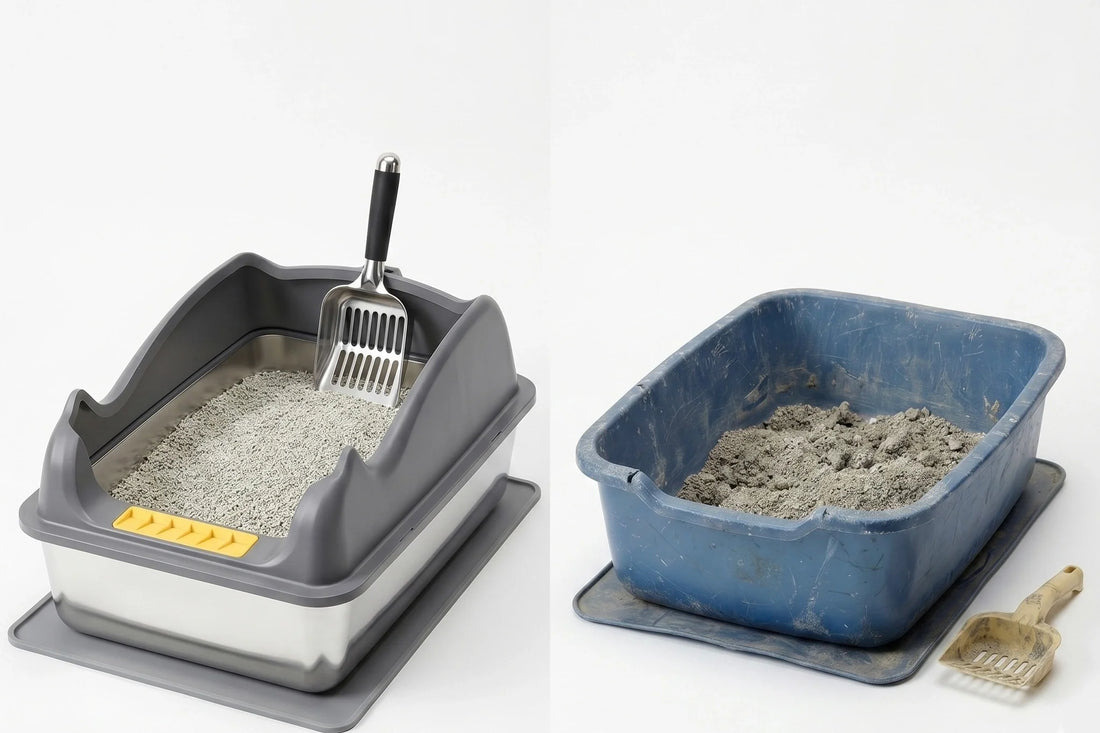 Stainless Steel vs. Plastic Litter Boxes: Why Steel Always Wins