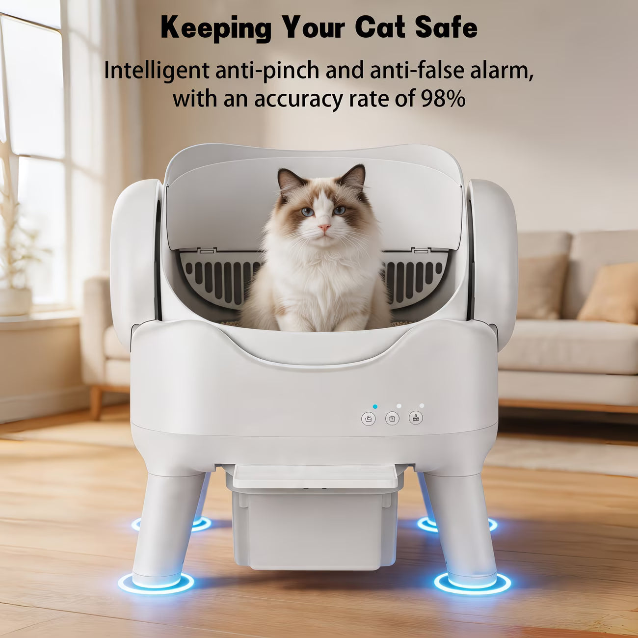 Self-Cleaning Cat Litter Box