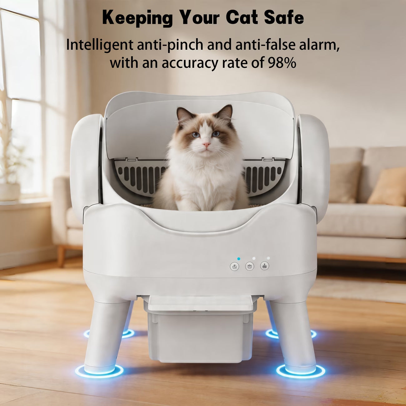 Self-Cleaning Cat Litter Box