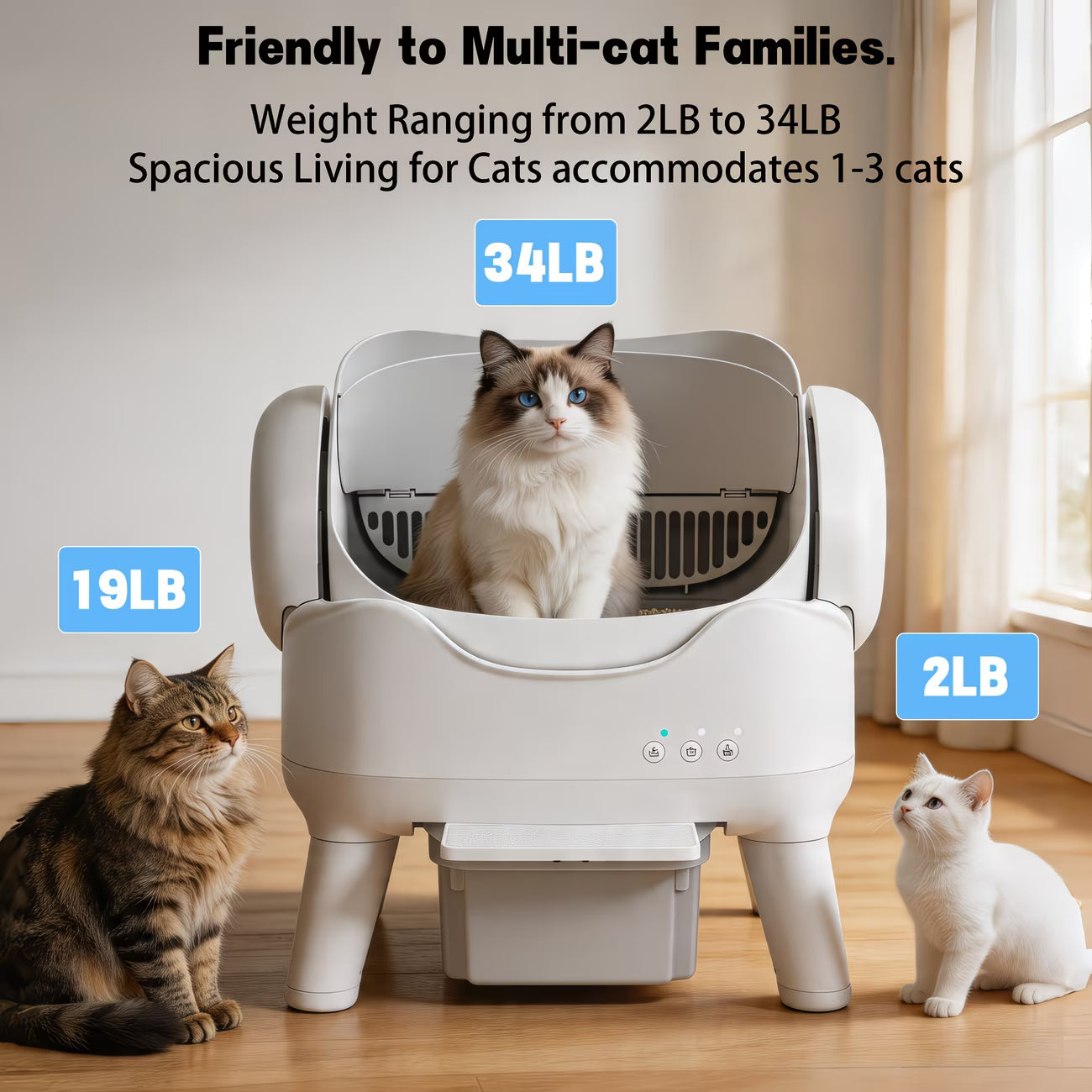Self-Cleaning Cat Litter Box